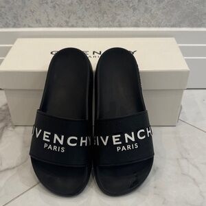 Givenchy Black Slide Sandals